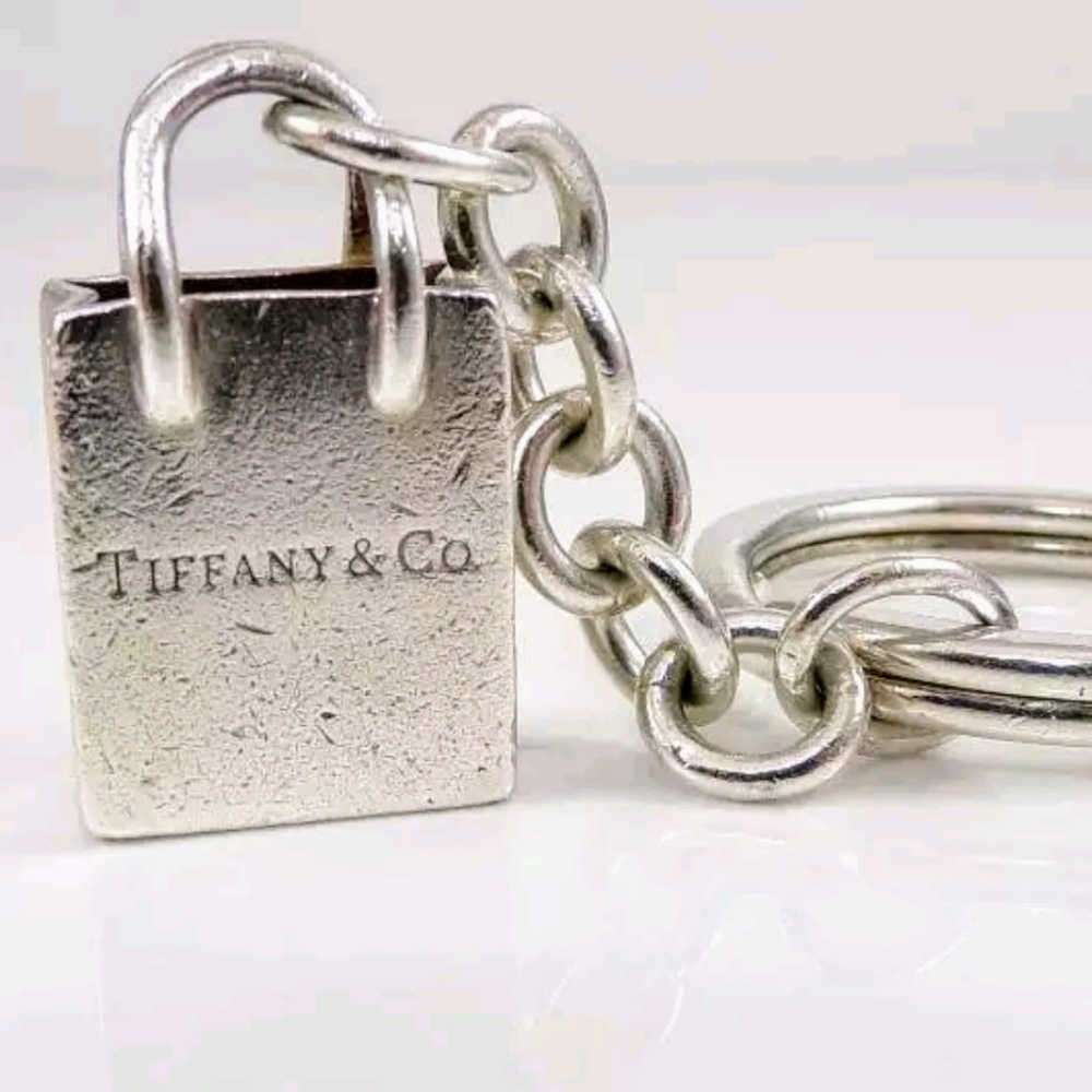 Very Rare Tiffany Shopping bag Keychain